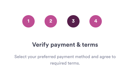 Verify payment and terms.